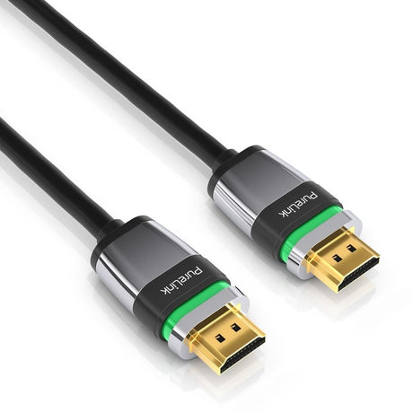 ULS1000-100 HDMI kabelis - Ultimate Active serija - 10m - juodas - Du auksiniai HDMI jungtys, žalias akcentas