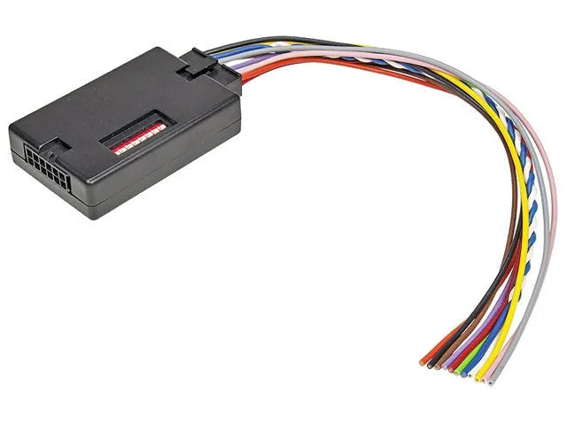 UNI-SWC.2, Universalus magnetolos valdymo ant vairo adapteris - Juodas adapteris su laidais ir jungtimis