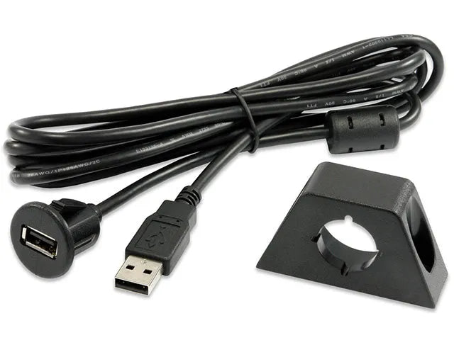 USB jungtis su laikikliu, laido ilgis 1m - USB jungtis su laikikliu ir laidu