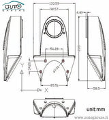 Universali galinio vaizdo kamera LAUNCM15