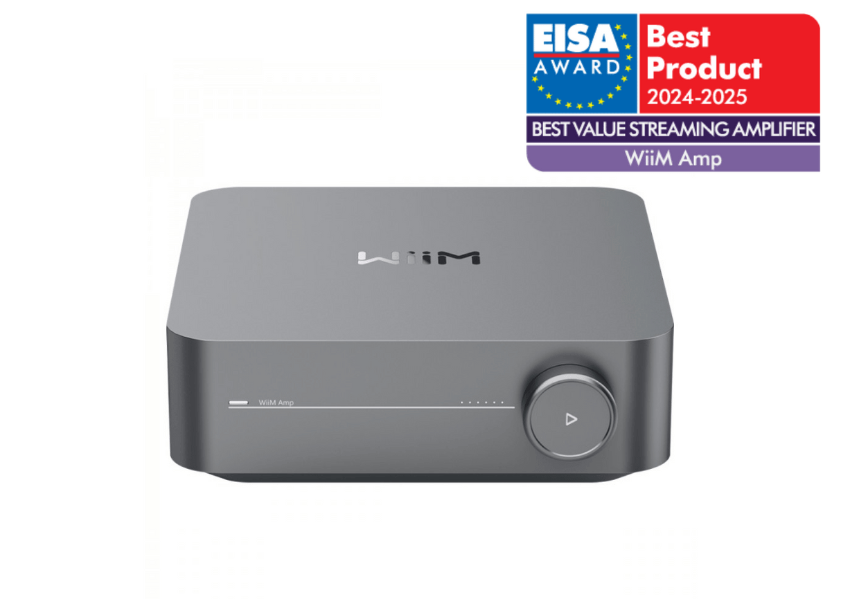 WiiM AMP, išmanus stereo stiprintuvas + HDMI ARC (įvairių spalvų)
