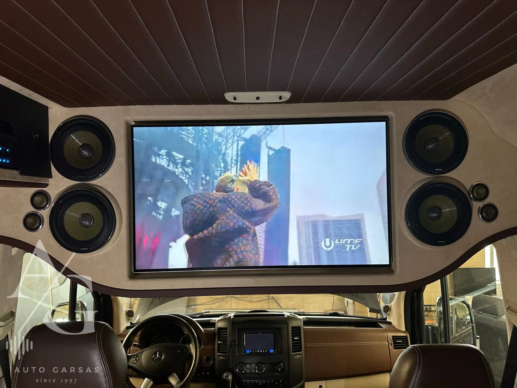 VIP Sprinter, garso aparatūra 2018m