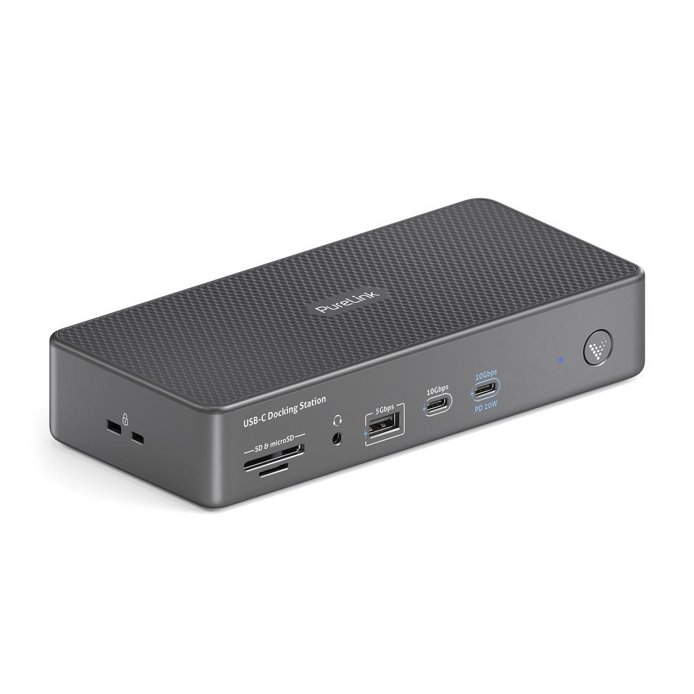 VL-D230DL Vuelogic - USB-C dokų stotis - Quad Display DisplayLink paruošta - 8K palaikymas