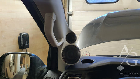 VW Multivan 2022 Garso sistema ir pilna garso izoliacija