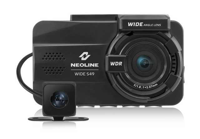 Vaizdo registratorius Neoline WIDE S49 su galine vaizdo kamera
