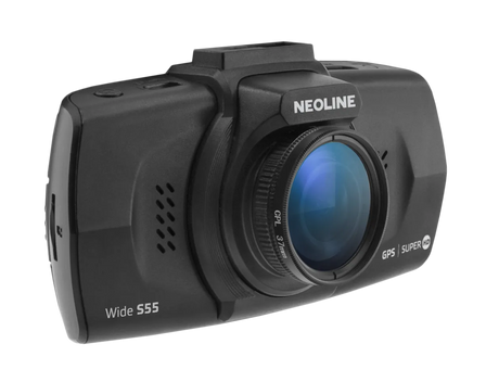 Vaizdo registratorius Neoline Wide S55, Super HD + GPS bazė apie policijos radarus