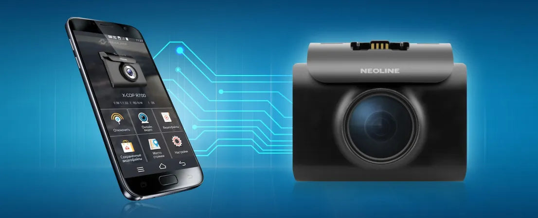 Vaizdo registratorius Neoline X-COP R700 su GPS duomenų baze