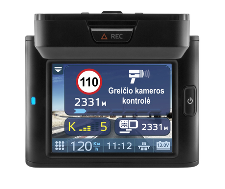 Vaizdo registratorius Neoline X-COP R700 su GPS duomenų baze