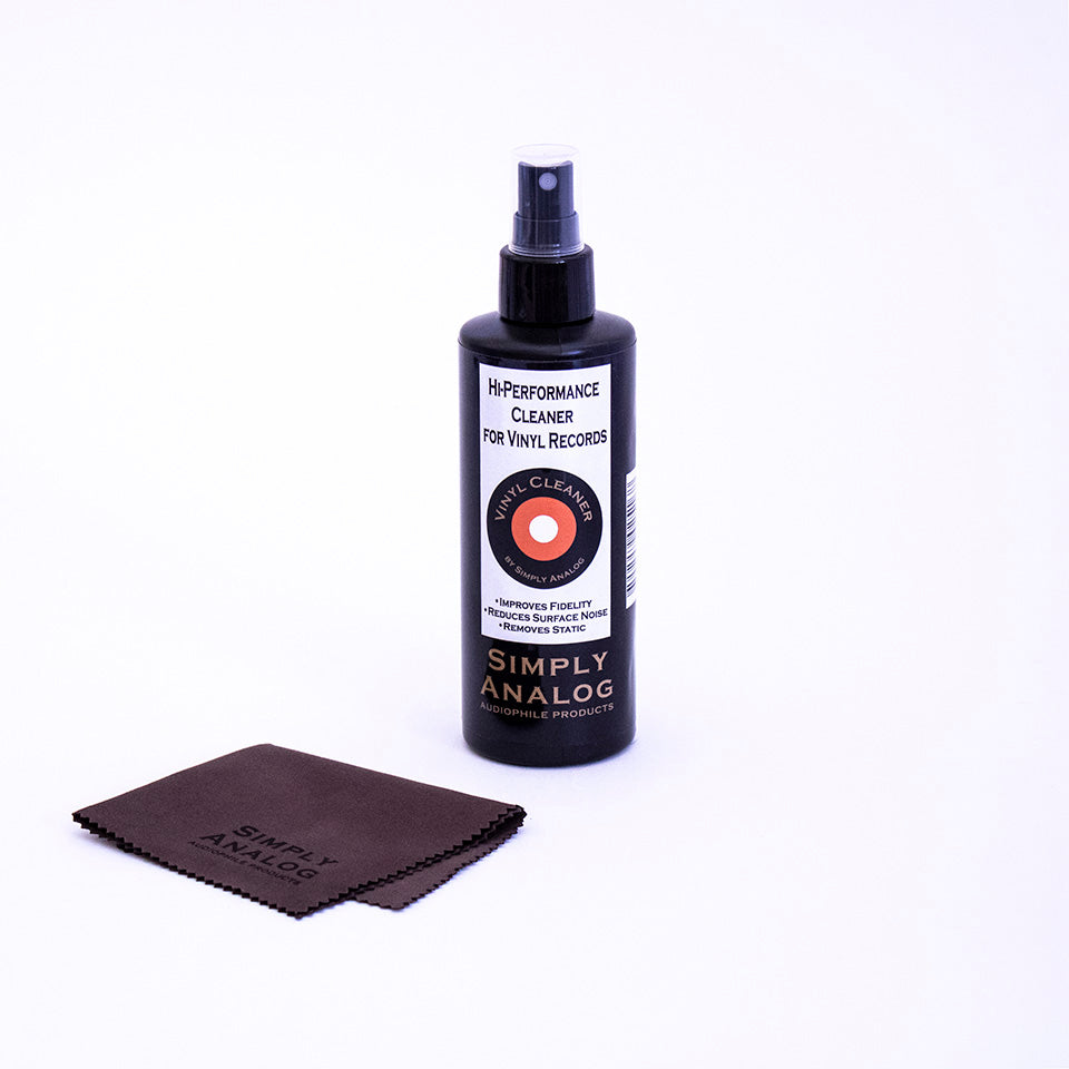 Simply Analog VINYL RECORD CLEANER, 200ml plokštelių valiklis su šluoste