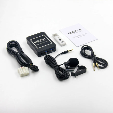 WEFA, 07BT, USB/BT adapteris Mazda - Adapteris su USB, AUX, mikrofonu ir laidais