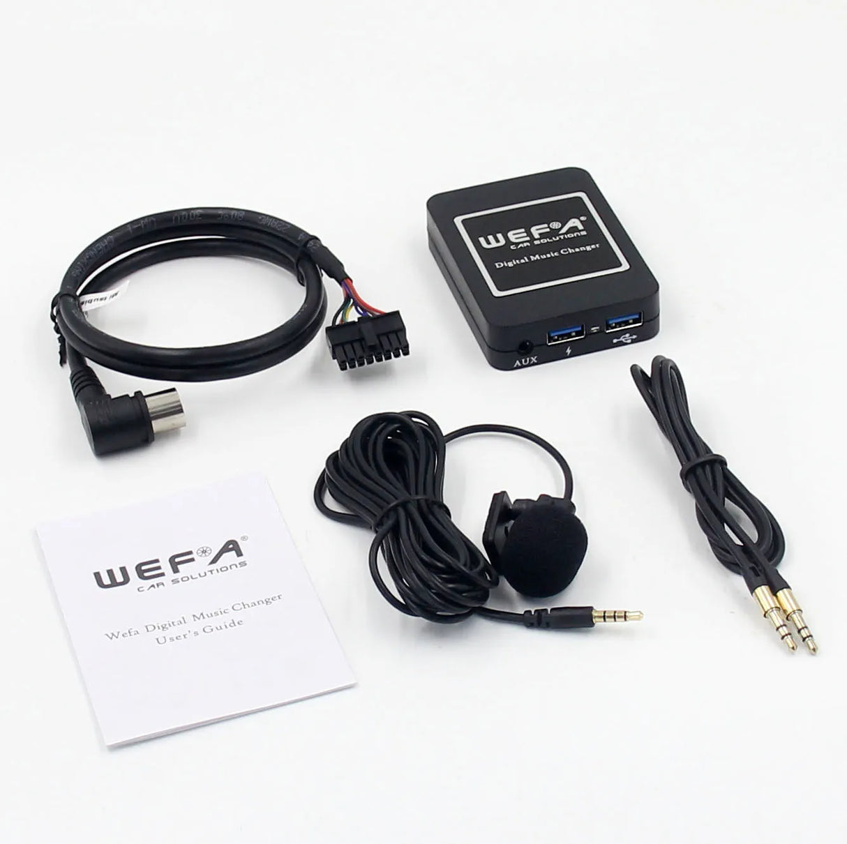WEFA, 20BT, USB/BT adapteris MITSUBISHI 13P - USB/BT adapteris su AUX ir laidais