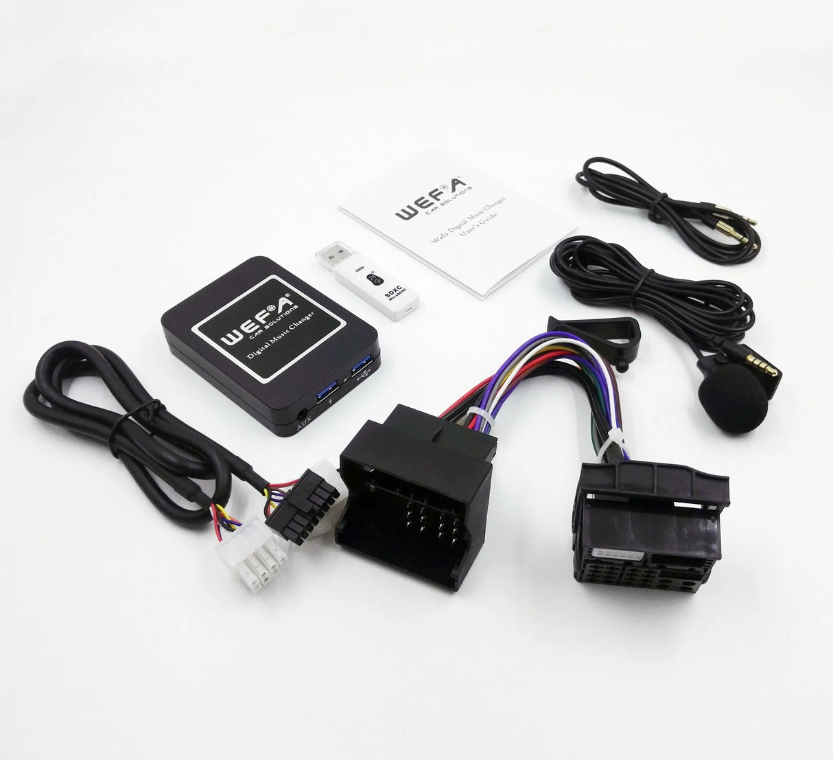 WEFA, 22BT, USB/BT adapteris BMW 40P - USB adapteris, laidai ir mikrofonas