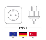 Goobay IEC Cord, (5 m.) lenktas maitinimo kabelis