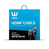 WILSON PREMIUM HDMI CABLE, Premium klasės signalinis HDMI kabelis (1.5m)