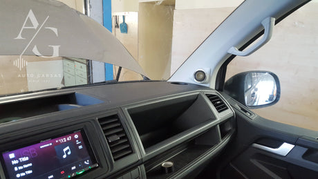 WV T5 aukštadažnių gamyba ir montavimas