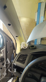 WV T5 aukštadažnių gamyba ir montavimas