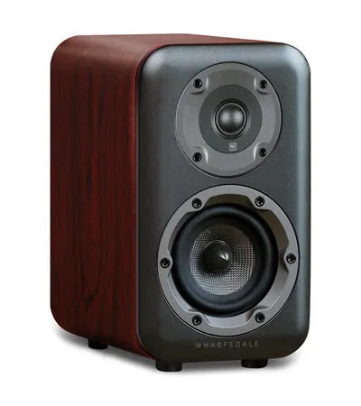 Wharfedale D320, lentyninė garso kolonėlė (įvairių spalvų) - Šoninis vaizdas su medžio raštu