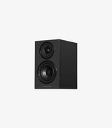 Wharfedale DIAMOND 12.0i, lentyninės garso kolonėlės - Šoninis kampinis vaizdas su logotipu