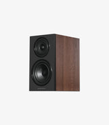 Wharfedale DIAMOND 12.1i, lentyninės garso kolonėlės - Šoninis vaizdas su medžio tekstūra