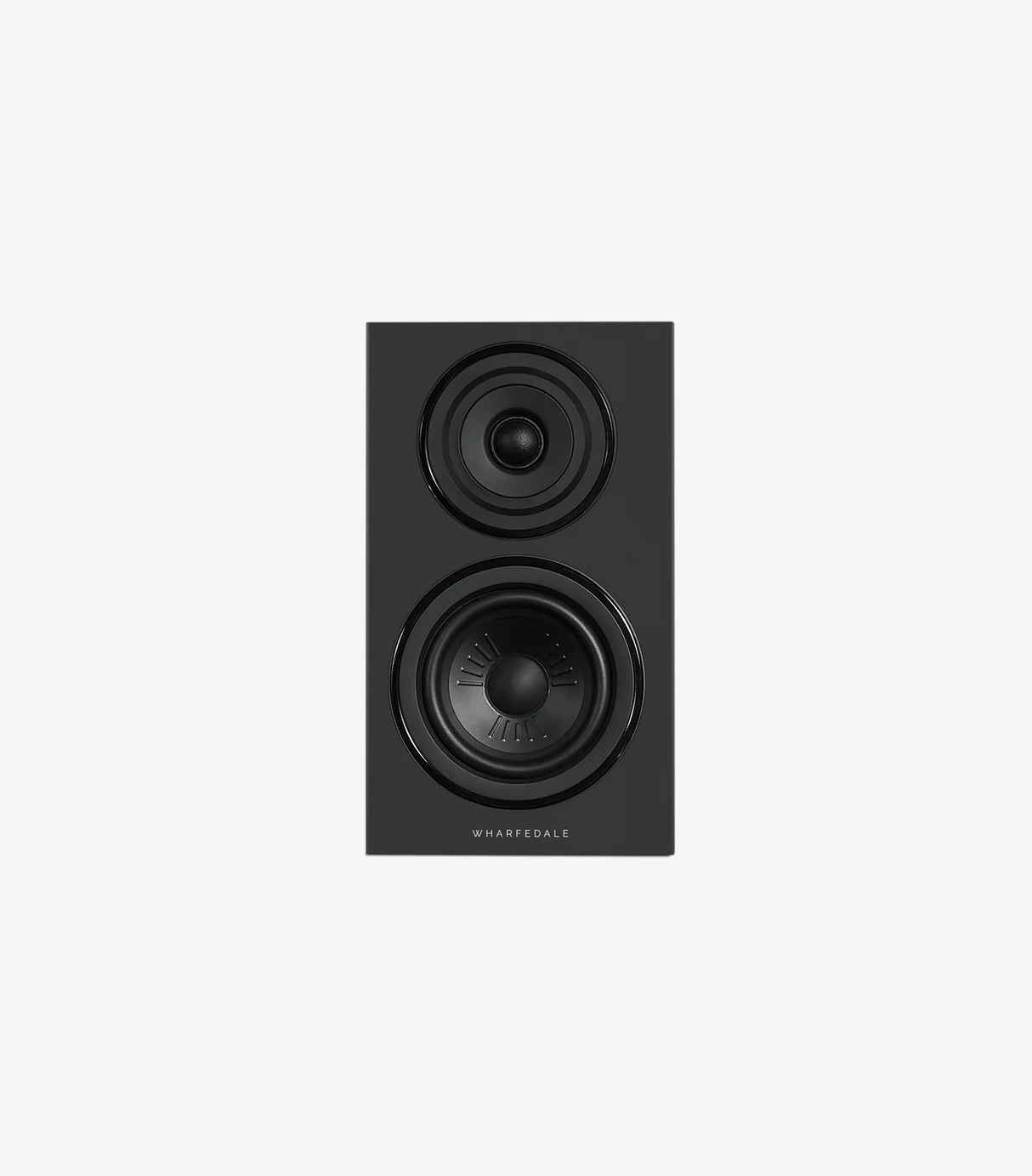 Wharfedale DIAMOND 12.1i, lentyninės garso kolonėlės - Priekinė dalis su dviem garsiakalbiais