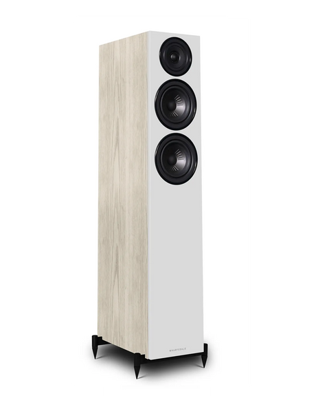 Wharfedale Diamond 12.3, grindinės garso kolonėlės (įvairių spalvų) - Šoninis vaizdas su medžio rašto apdaila