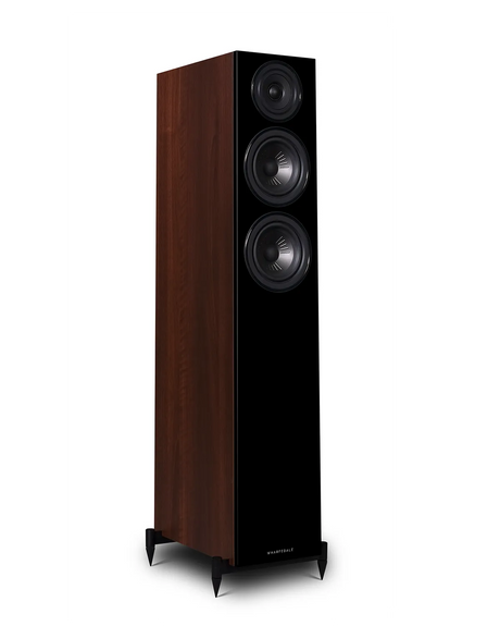 Wharfedale Diamond 12.3, grindinės garso kolonėlės (įvairių spalvų) - Šoninis vaizdas su trimis garsiakalbiais