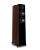 Wharfedale Diamond 12.4, grindinės garso kolonėlės (įvairių spalvų) - Šoninis vaizdas su medžio tekstūra