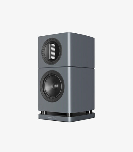 Wharfedale ELYSIAN 1R, lentyninės garso kolonėlės - Dvi dalys, metalinis grotelių dizainas