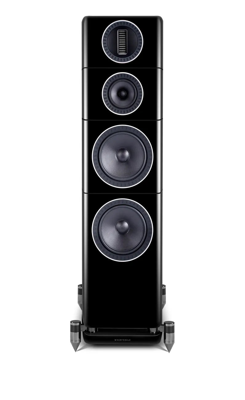 Wharfedale Elysian 4, grindinės garso kolonėlės (įvairių spalvų) - kolonėlės apačia su kojelėmis