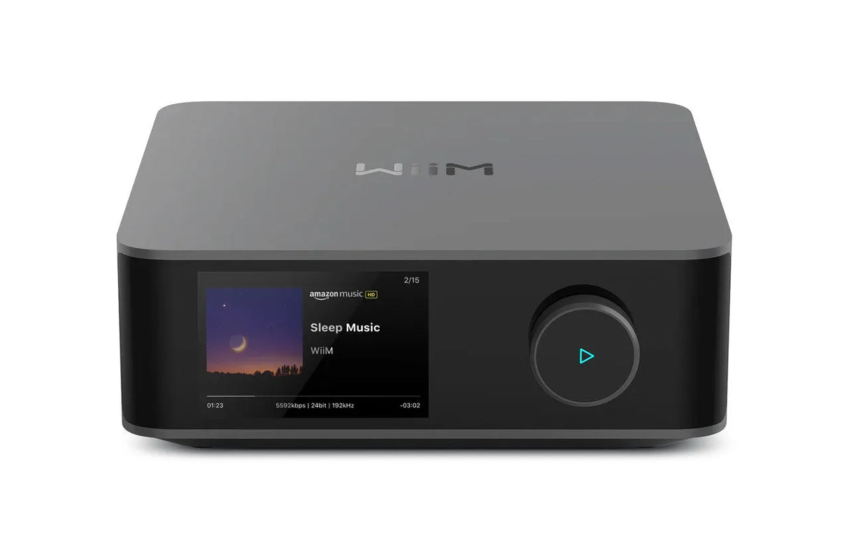 WiiM Amp Ultra, skaitmeninis aukštos raiškos garso stiprintuvas su tinklo grotuvu