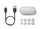 YAMAHA TW-E3CGY ( Gray ) - pakrovimo laidas ir ausinių antgaliai