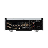 Yamaha A-S1200 stiprintuvas (juodas) - galinė panelė su jungtimis ir ventiliacija
