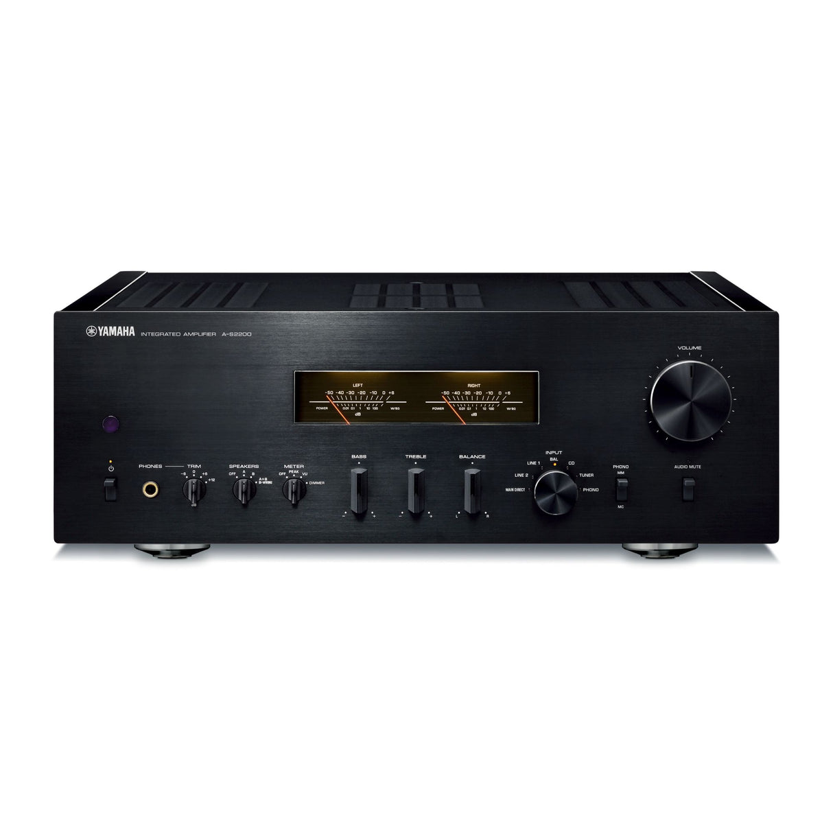 Yamaha A-S2200 HiFi stereo stiprintuvas (juodas/piano juodas)