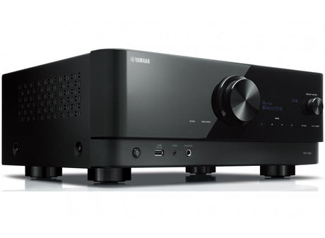 Yamaha AV RX-V6ABL receiver (black) - Šoninis vaizdas su ventiliacijos grotelėmis