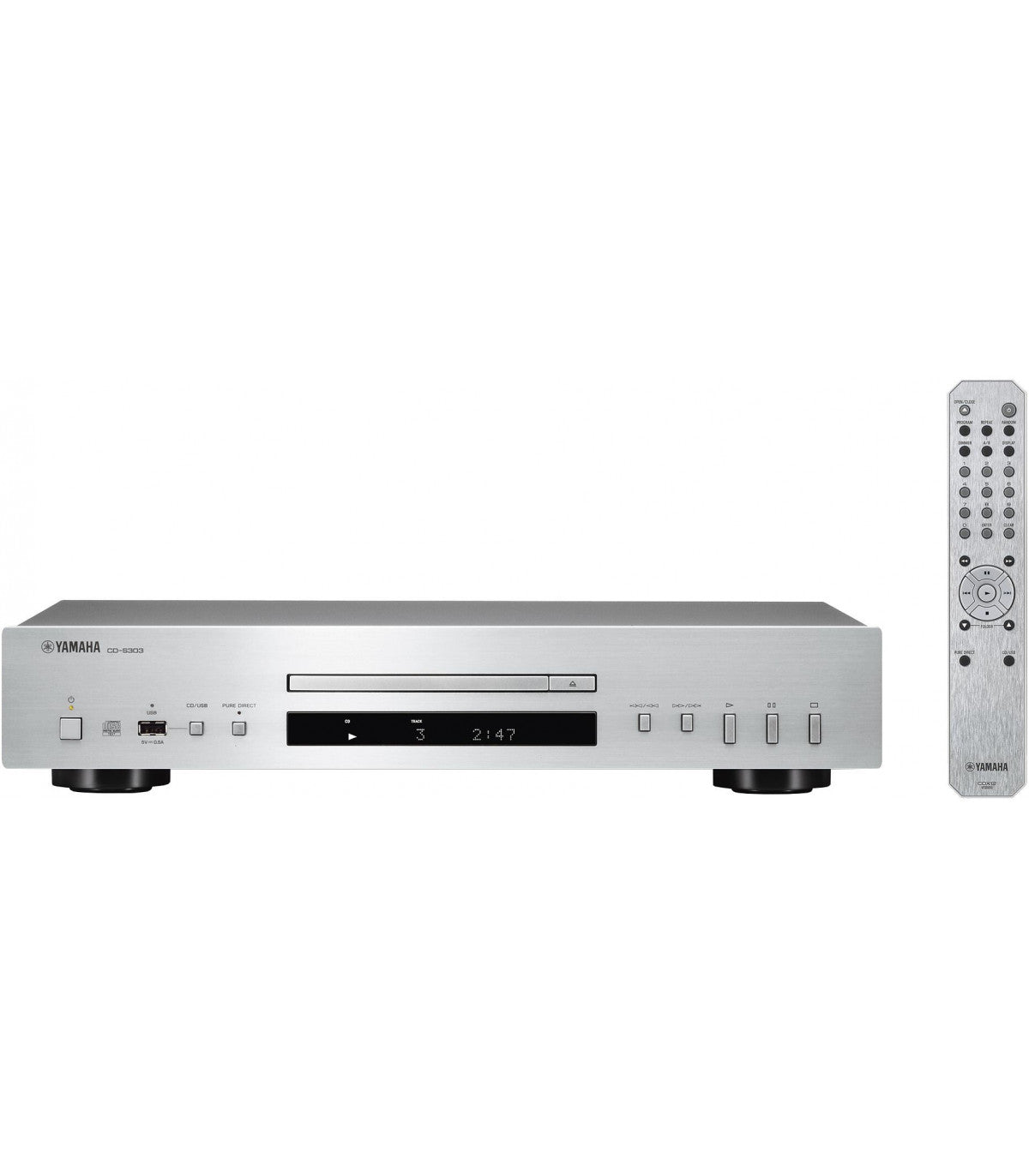 Yamaha CD-S303SI CD grotuvas (sidabrinis)