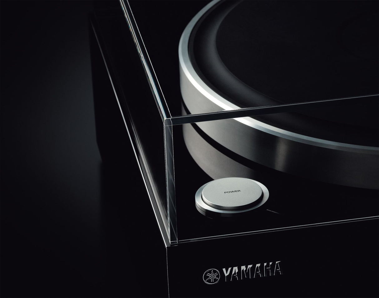 Yamaha GT-5000 plokštelių grotuvų dangtis - Permatomas dangtis su "Power" mygtuku