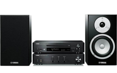 Yamaha MCR-N670DBLBL PianoCraft sistema (juodas) - du garsiakalbiai ir du centriniai blokai