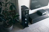 Yamaha NS-2000A Piano black - Garsiakalbio priekinė dalis su trimis garsiakalbiais