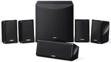 Yamaha NS-P41 garsiakalbių paketas (juodas) - centrinis garsiakalbis ir penki palydoviniai garsiakalbiai