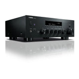 Yamaha R-N600A, Išmanus stereo stiprintuvas be HDMI ARC - Priekinė panelė su mygtukais ir ekranu