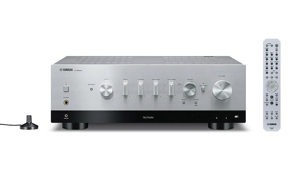 Yamaha R-N800ASI ( Sidabrinis ) - Imtuvas ir nuotolinio valdymo pultas