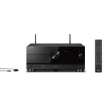 Yamaha RX-A6A AV receiver (black) - Priekinė panelė su valdymo mygtukais