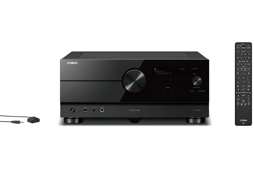 Yamaha RX-A8A, 11.2 kanalų Resyveris-Stiprintuvas su Dolby Atmos - Imtuvas, pultelis ir matavimo mikrofonas