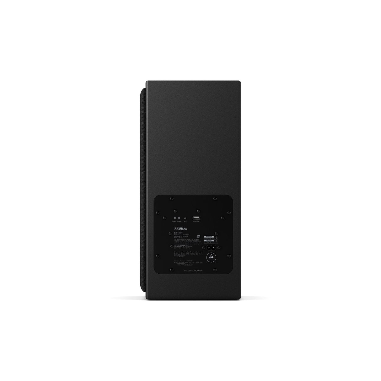 Yamaha S-WX100ABL - galinė panelė su jungtimis ir indikatoriais