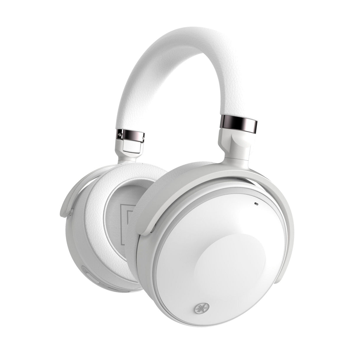 Yamaha YH-E700A ausinės (balta) - Šoninis ausinių vaizdas su logotipu