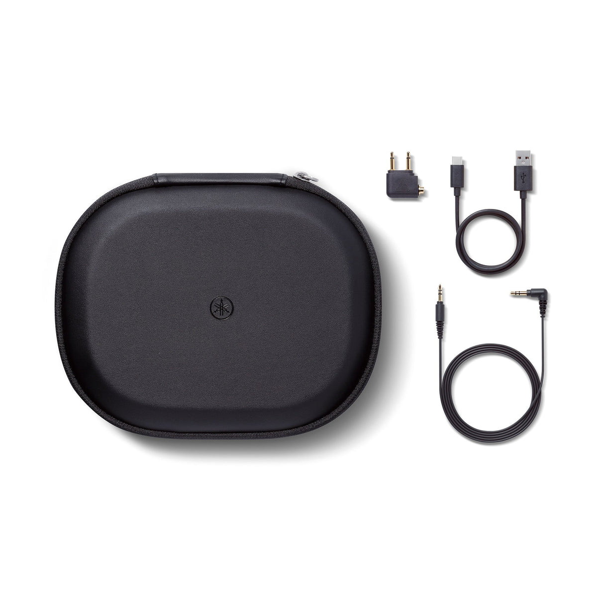 Yamaha YH-E700BBL ( Black ) - Dėklas ir laidai su adapteriais