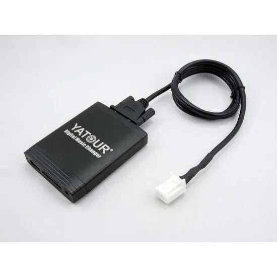 Yatour YT-M06, 6+6 PIN USB MP3 adapteris skirtas Lexus automobiliams - Adapterio jungtys ir laidas su baltu kištuku