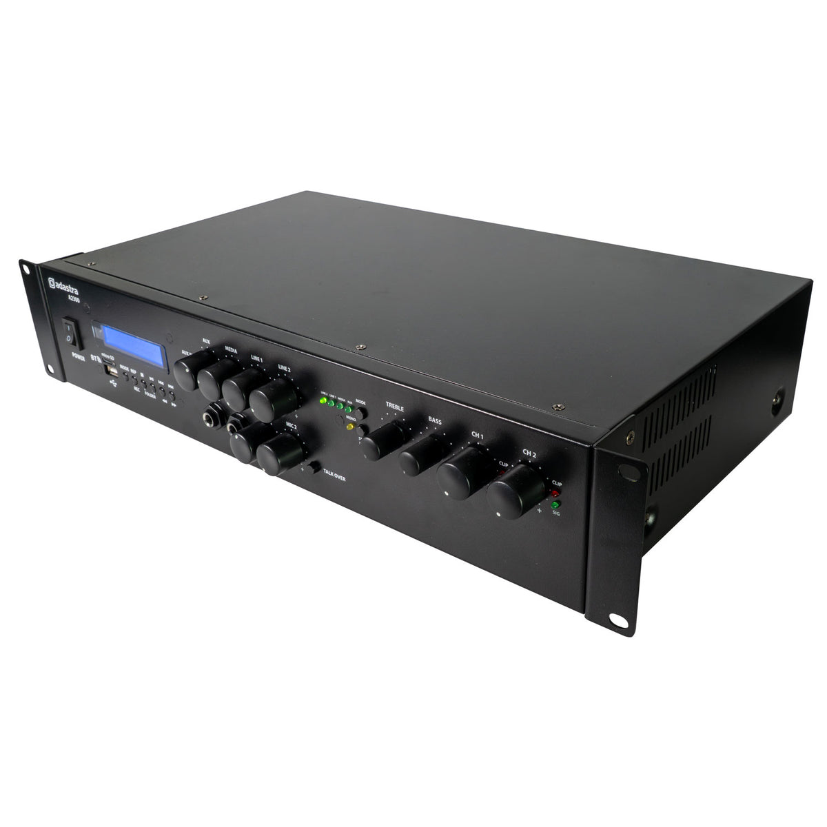Adastra A2300, 2 kanalų stiprintuvas su mikšeriu