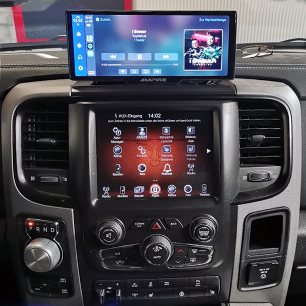 AMPIRE CPM103, automobilinė multimedija su belaidžiu Apple CarPlay, Android Auto