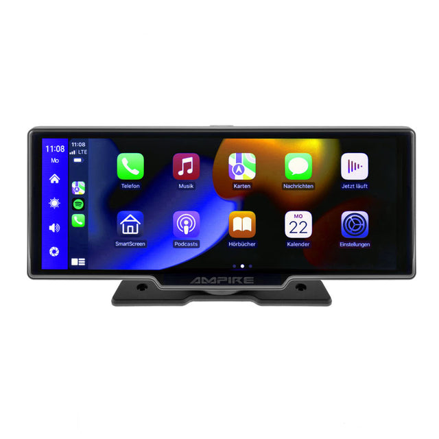 AMPIRE CPM103, automobilinė multimedija su belaidžiu Apple CarPlay, Android Auto